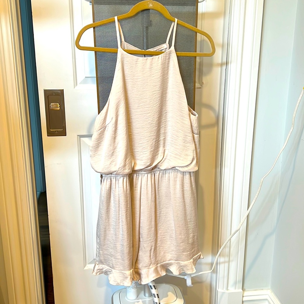 NWT- Satin Romper Size Small